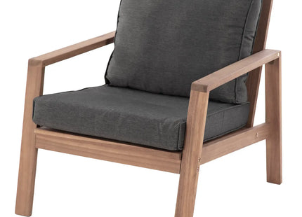 Muebles de jardín de acacia "Tiwi" de 4 piezas - 165614