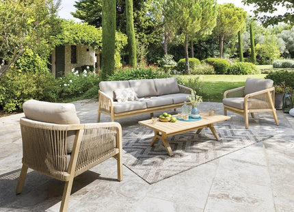 Muebles de jardín de 5 plazas "Papouasie" de acacia - 165664