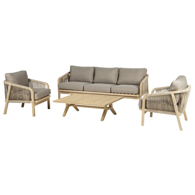 Muebles de jardín de 5 plazas "Papouasie" de acacia - 165664