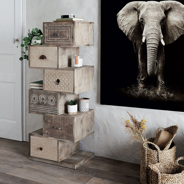 Cómoda "Ajay" de 6 cajones - 166502