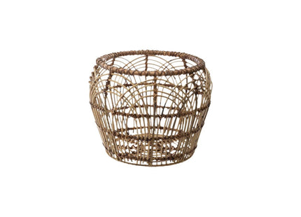 Cesta redonda de ratán natural P - 166536