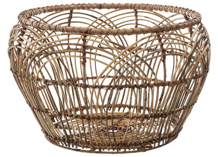 Cesta redonda de ratán natural G - 166536