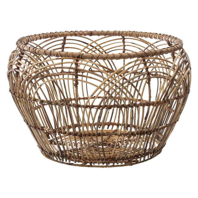 Cesta redonda de ratán natural G - 166536