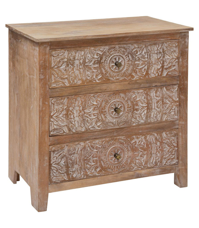 Cómoda "Shirel" de 3 cajones - 166727