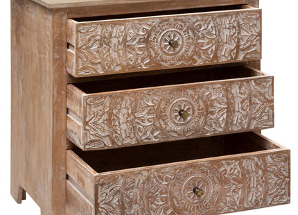 Cómoda "Shirel" de 3 cajones - 166727