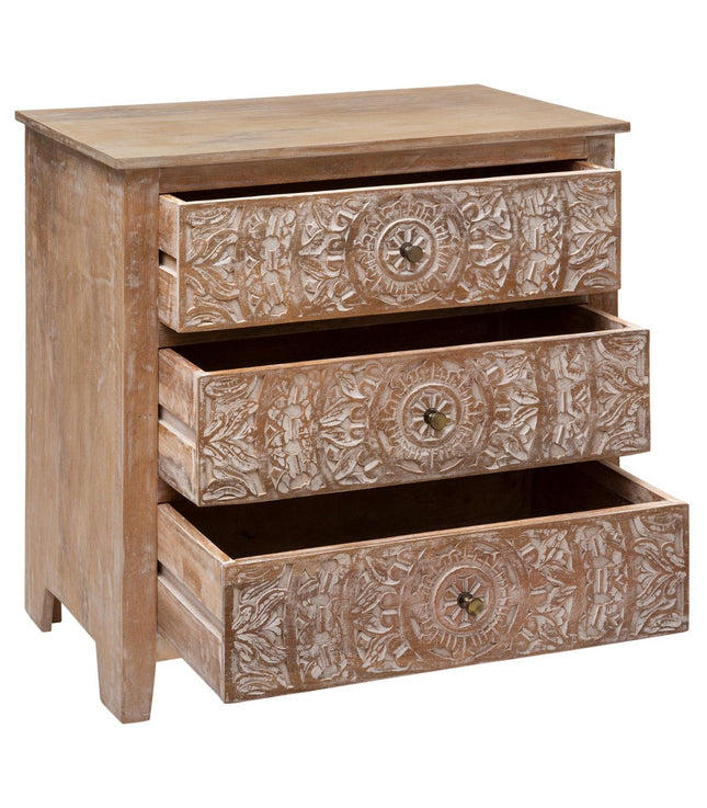 Cómoda "Shirel" de 3 cajones - 166727
