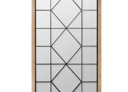 Espejo 165x71 en madera y metal - 167028