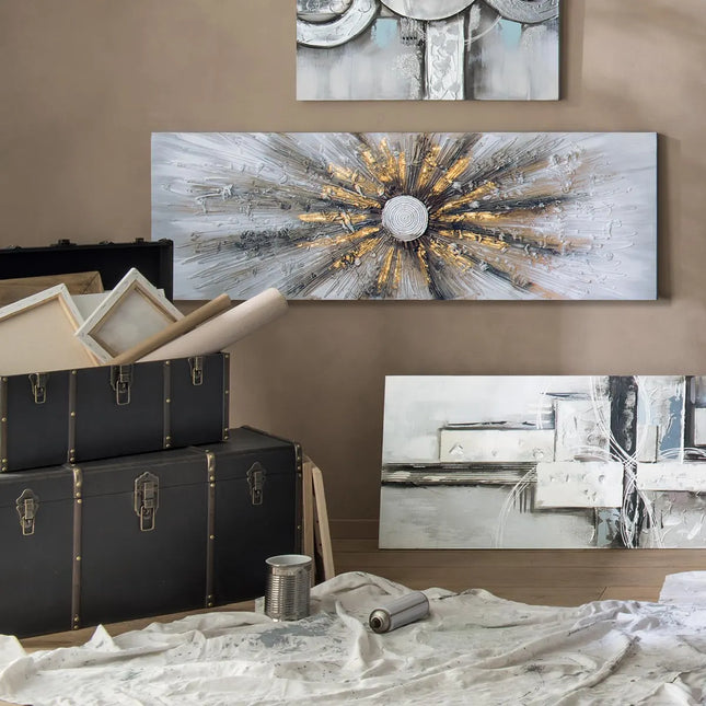 Cuadro enmarcado "Soleil" 150x50cm - 167050