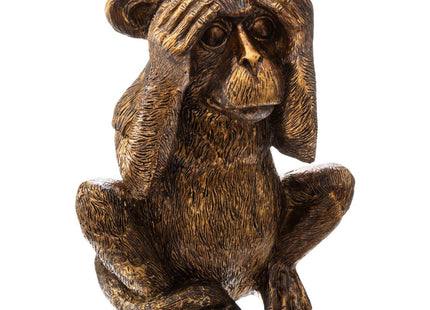 Conjunto de 3 monos en resina 17cm - 167596