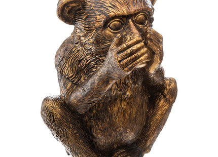 Conjunto de 3 monos en resina 17cm - 167596