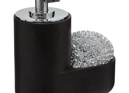 Distribuidor de jabón + esponja negro - 167700