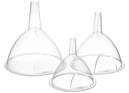 Juego de 3 embudos transparentes - 167721