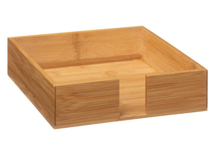 Servilletero de bambú 20x20cm - 167774
