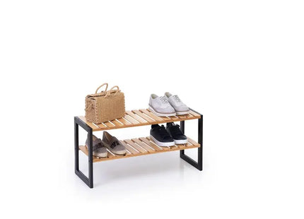 Zapatero de bambú con capacidad para 6 pares, apilable -  167879