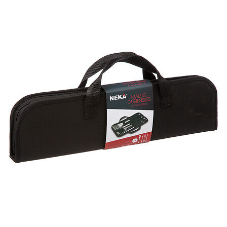 Set para asado con 4 utensilios de barbacoa de acero inoxidable - 167967