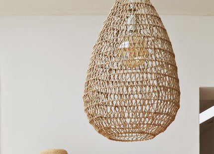 Lámpara suspendida de metal y papel A55cm "Etel" - 168210