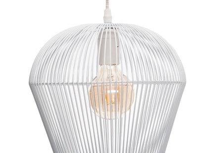 Lámpara colgante "Jena" de alambre blanco A25cm - 168220A