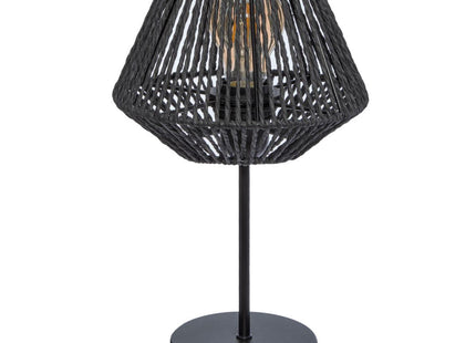 Velador de mesa "Jily" negro A34cm - 168236A