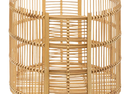 Cesta acanalada en bambú natural G - 168424