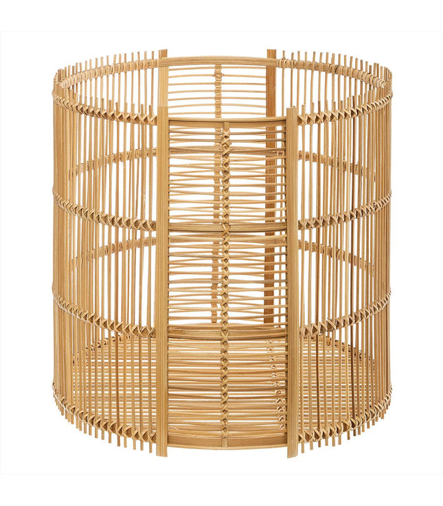 Cesta acanalada en bambú natural M - 168424