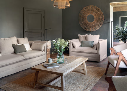 Alfombra de yute 120x170 natural - 168857D