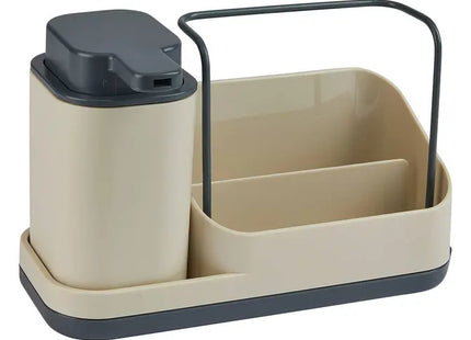 Organizador de cocina "Neo" beige con dispensador - 169131C