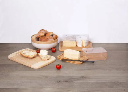 Pote de bambú para queso y mantequera - 169271