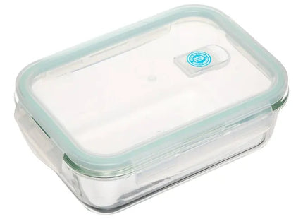 Recipiente rectangular de vidrio "Clipeat" de 1,18 L con sistema de sujeción mediante clip - 169280
