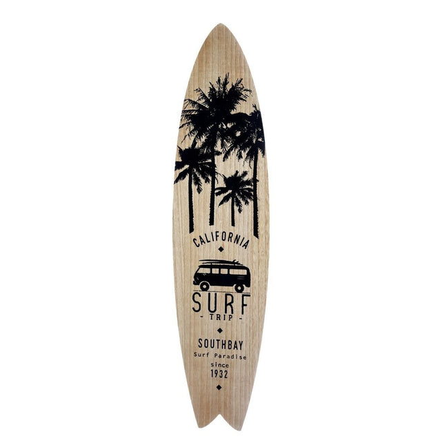 Tabla de "surf" de madera y metal 110x27cm - 169386