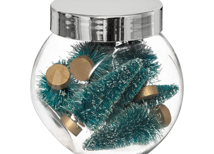 Accesorios en tarro "Mini Árbol" 5cm x8 Blanco - 169542B