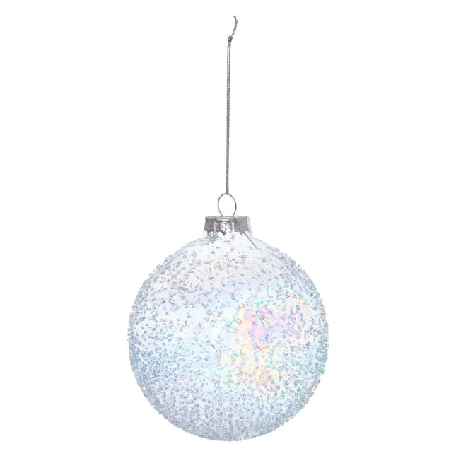 Bola navideña de cristal 10cm Iris - 170107