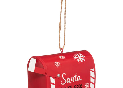Deco navideña Caja buzón metal 7cm - 170182