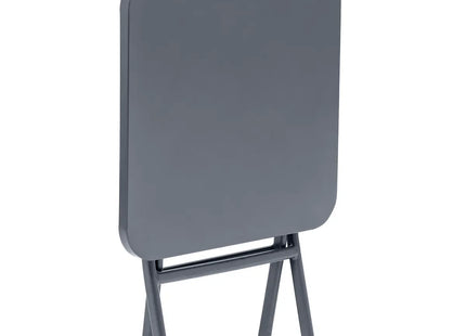 Mesa auxiliar de jardín cuadrada "Greensboro" grafito - 171050A