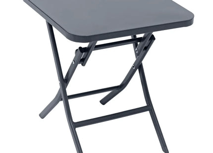 Mesa auxiliar de jardín cuadrada "Greensboro" grafito - 171050A