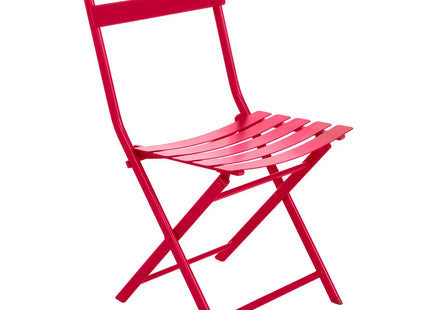 Silla de jardín plegable "Greensboro" granada de acero -  171121