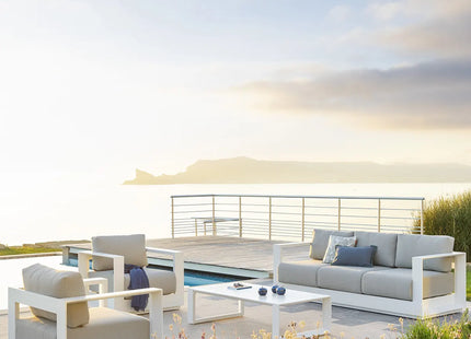 Mueble de jardín de 5 piezas "Allure" blanco - 171347A