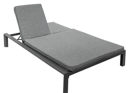 Cama de piscina doble "Evasion" antracita y grafito 2 plazas - 171451A