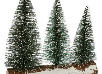 Centro de mesa 3 arboles de navidad en una rama - 172237