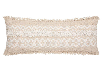 Almohada funda de algodón con dibujo en relieve 25x58cm - 172495