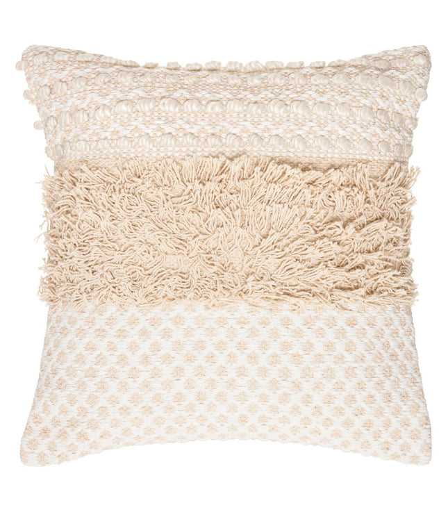 Almohada de jacquard de algodón con dibujo en relieve 40x40 - 172496