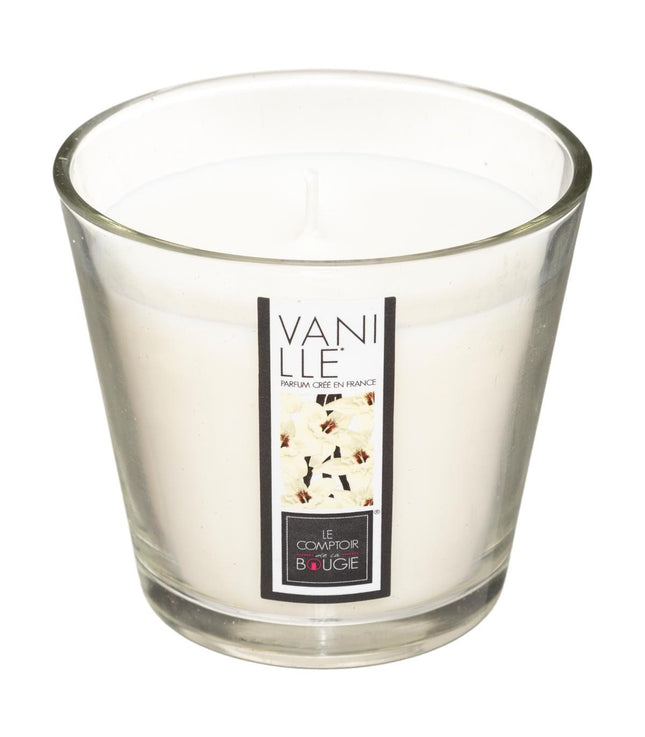 Vela perfumada en tarro de cristal Nina 190G  Vainilla - 172790A