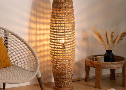 Velador "Sand" en metal y papel natural A118cm - 173215