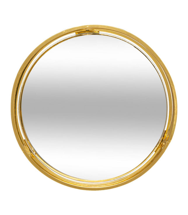 Bandeja de metal dorado y espejo "Feel Deco" P - 173439