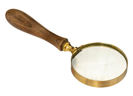 Lupa de latón y madera de mango - 173481