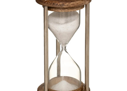 Reloj de arena "Sarha" de madera de mango A15cm - 173482
