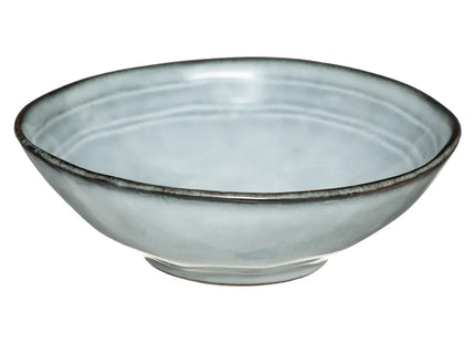 Bol de cerámica D15  decoración de flores azul - 173542B