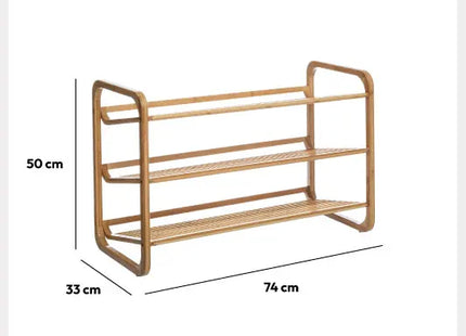 Organizador de zapatos x9 de bambú - 173697