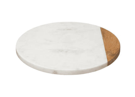 Bandeja giratoria efecto mármol D30 blanco - 173704A