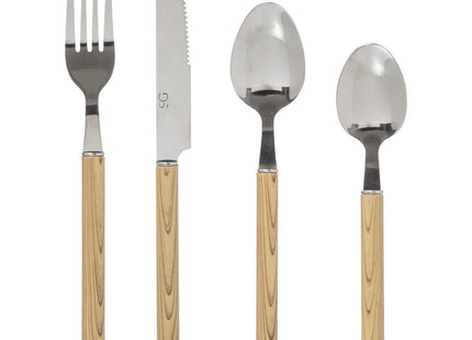 Juego de cubiertos de acero inoxidable de 24 piezas "Indonesia" -  173733