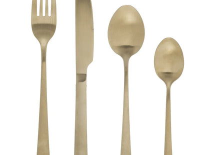 Juego de cubiertos de acero inoxidable "Green H" de 24 piezas - 173746